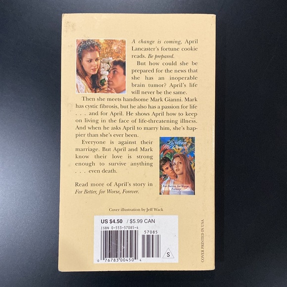 Till Death Do Us Part by Lurlene McDaniel - Paperback Novel - Picture 2 of 9